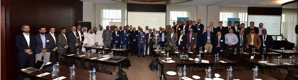 Group photo of delegates at 5G MENA workshop, November 2019