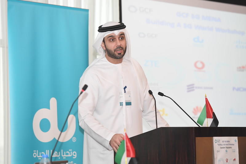 Jassim Al Awadi, SVP du, opening the workshop